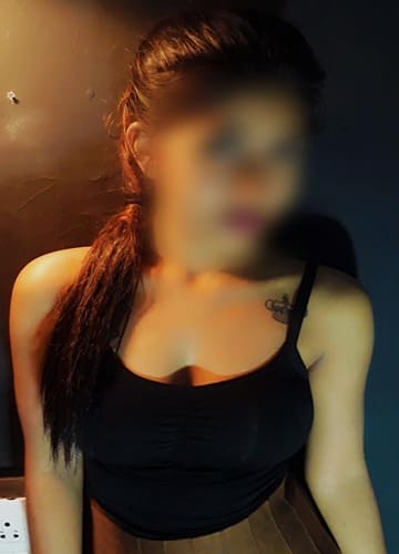 Pune sexy escort girl face blur image
